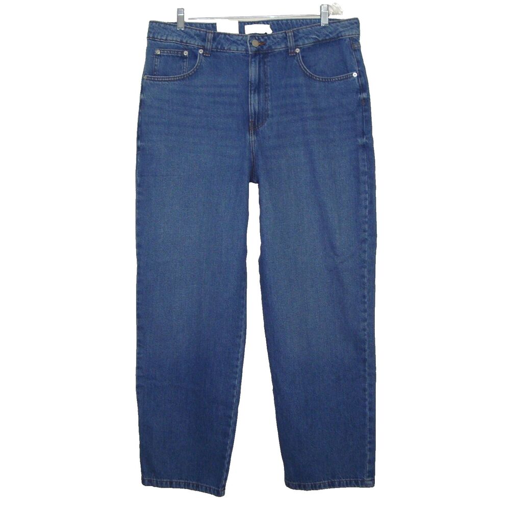 NWT BAGATELLE HOMME New York Mens Baggy Leg Cotton Blue Jeans Size 38